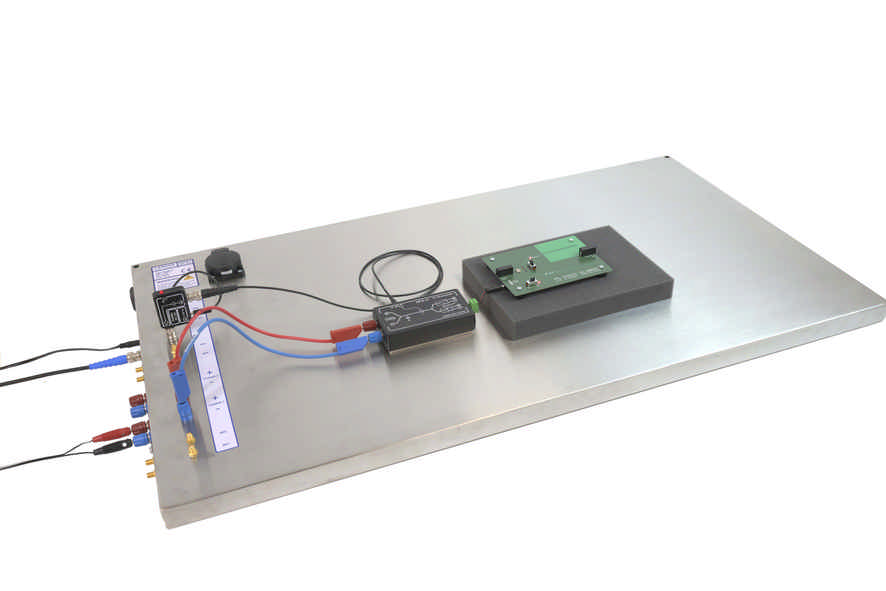 SA 21 demo board in application with ESA1 development system